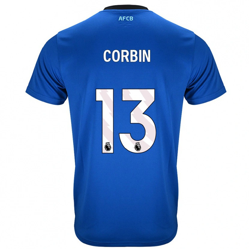 Danxen Mujer Camiseta Helen Corbin #13 Azul Negro 2ª Equipación 2025/26 La Camisa México
