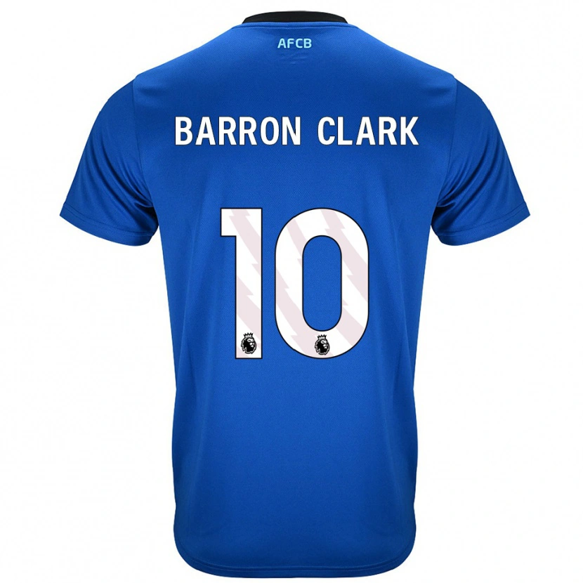 Danxen Mujer Camiseta Molly Barron-Clark #10 Azul Negro 2ª Equipación 2025/26 La Camisa México