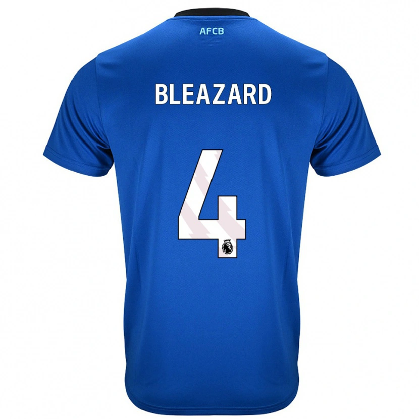 Danxen Mujer Camiseta Helen Bleazard #4 Azul Negro 2ª Equipación 2025/26 La Camisa México