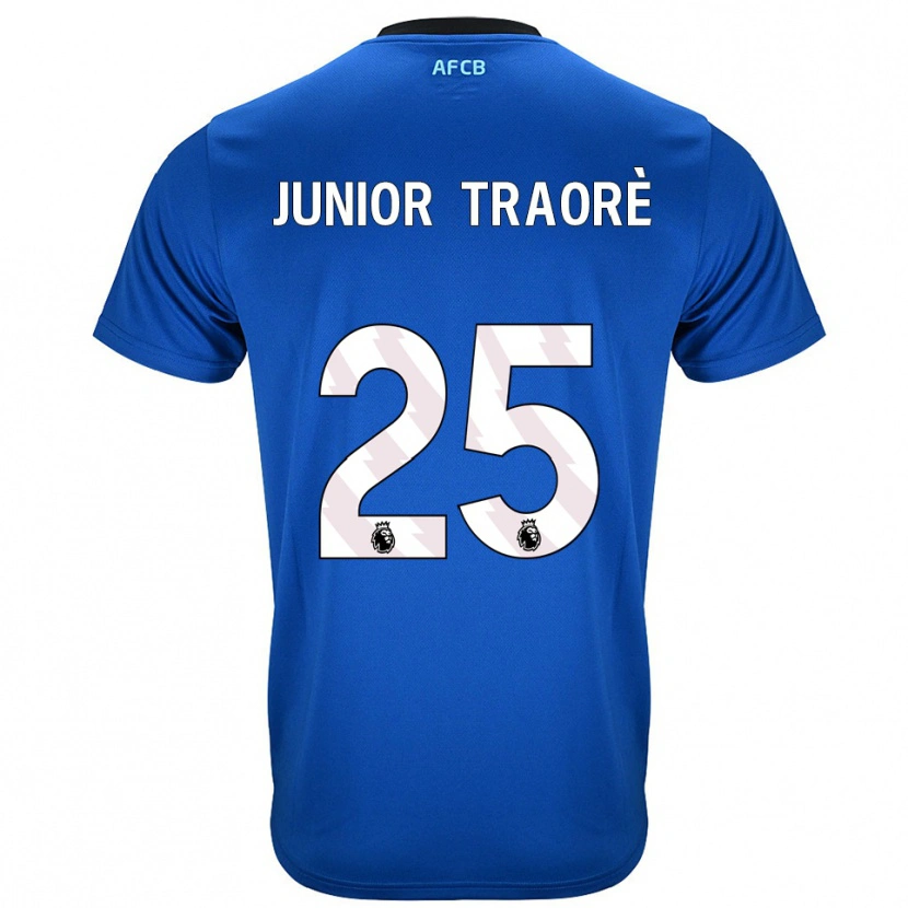Danxen Mujer Camiseta Hamed Junior Traoré #25 Azul Negro 2ª Equipación 2025/26 La Camisa México
