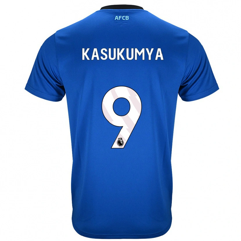 Danxen Mujer Camiseta Kashanga Kasukumya #9 Azul Negro 2ª Equipación 2025/26 La Camisa México