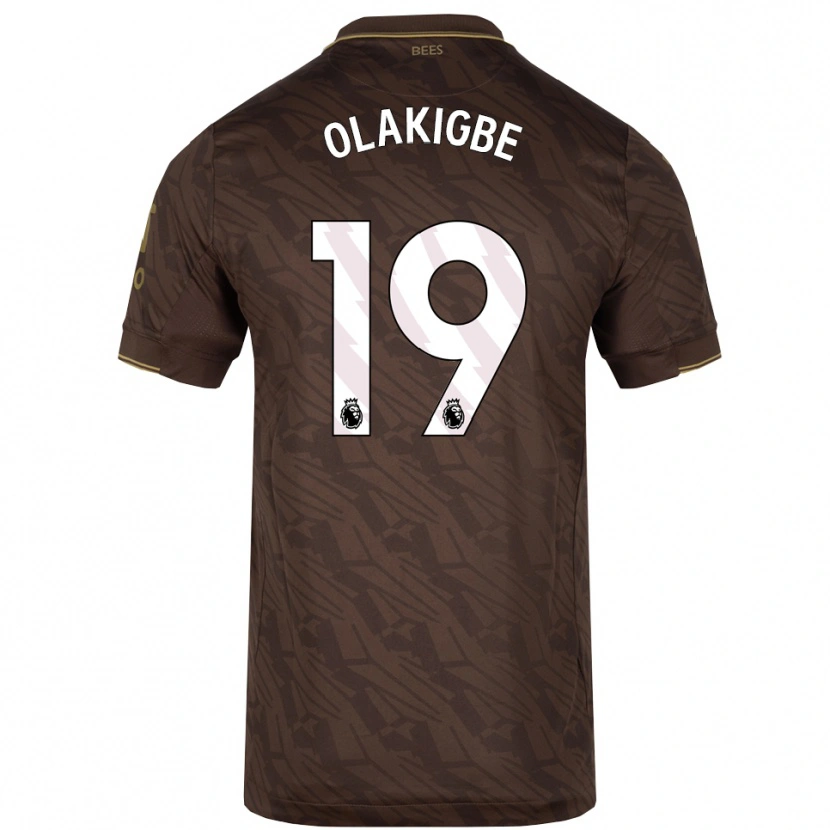 Danxen Mujer Camiseta Michael Olakigbe #19 Marrón Oro 2ª Equipación 2025/26 La Camisa México