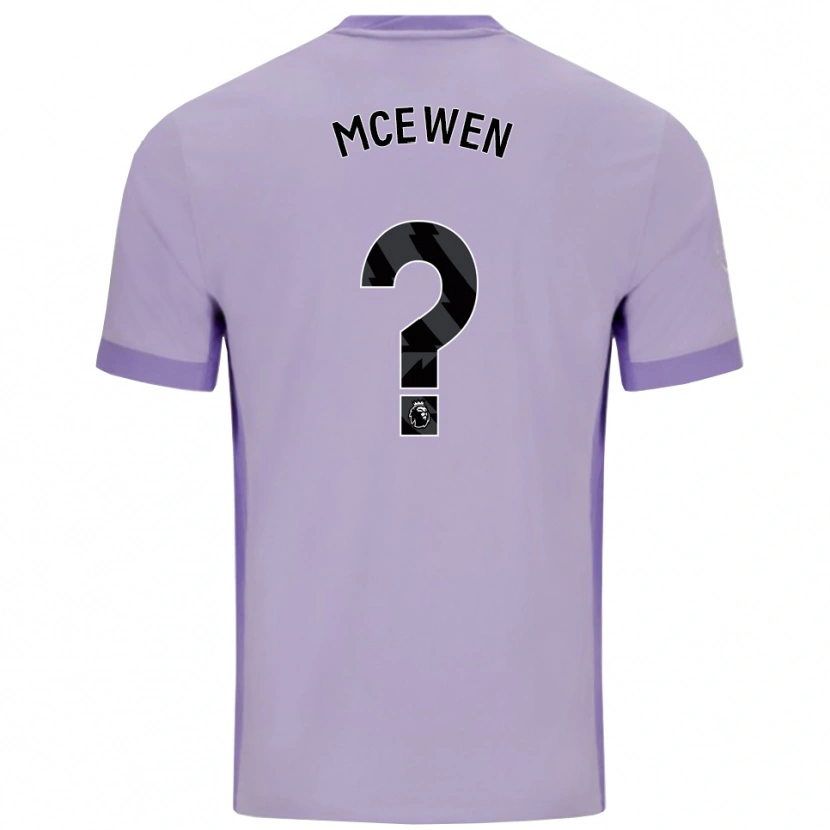 Danxen Mujer Camiseta Grace Mcewen #0 Morado Taro Blanco 2ª Equipación 2025/26 La Camisa México