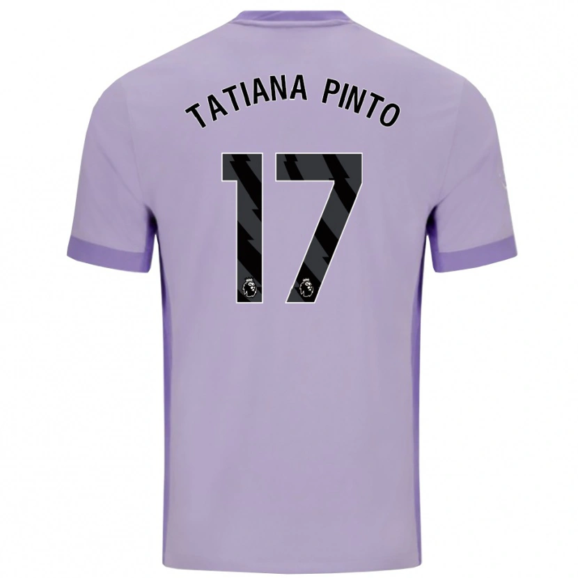 Danxen Mujer Camiseta Tatiana Vanessa Ferreira Pinto #17 Morado Taro Blanco 2ª Equipación 2025/26 La Camisa México