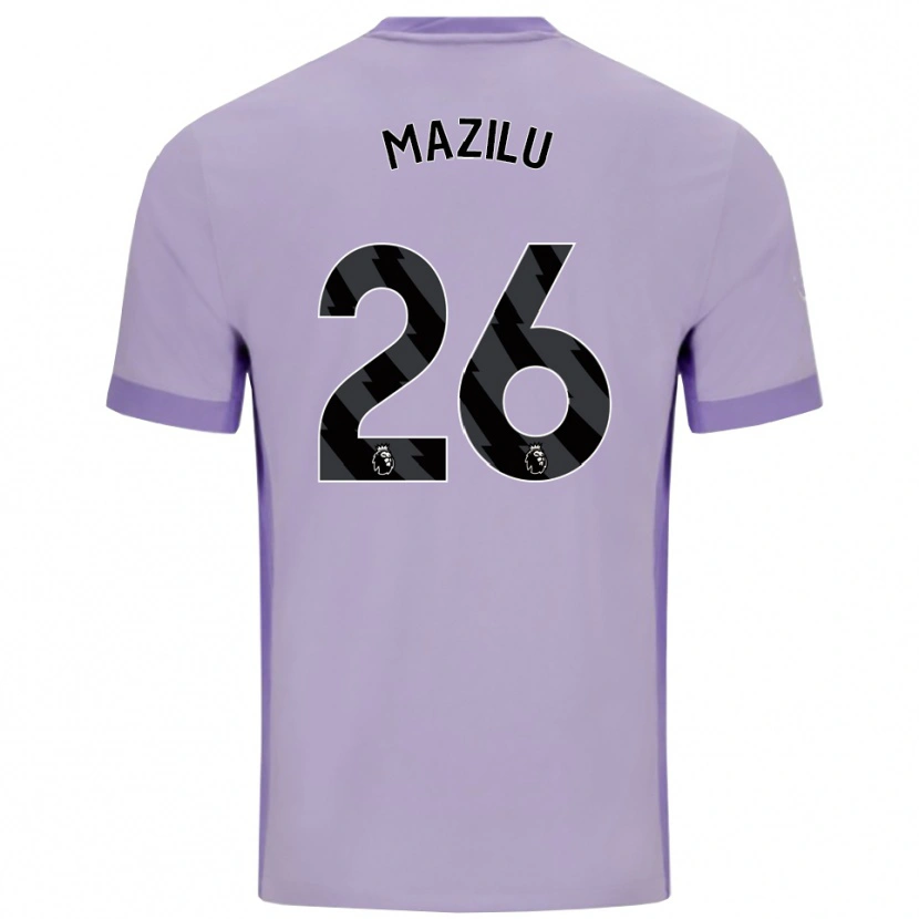 Danxen Mujer Camiseta Adrian Mazilu #26 Morado Taro Blanco 2ª Equipación 2025/26 La Camisa México