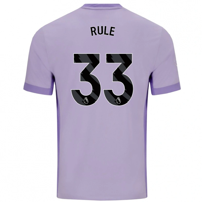 Danxen Mujer Camiseta Charlize Rule #33 Morado Taro Blanco 2ª Equipación 2025/26 La Camisa México