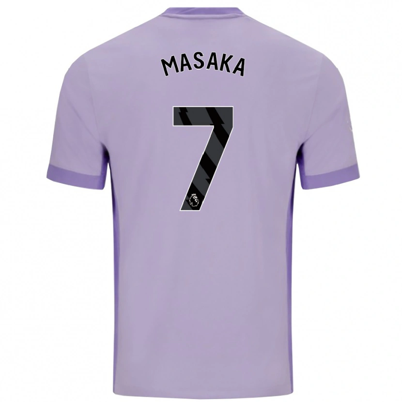 Danxen Mujer Camiseta Aisha Masaka #7 Morado Taro Blanco 2ª Equipación 2025/26 La Camisa México