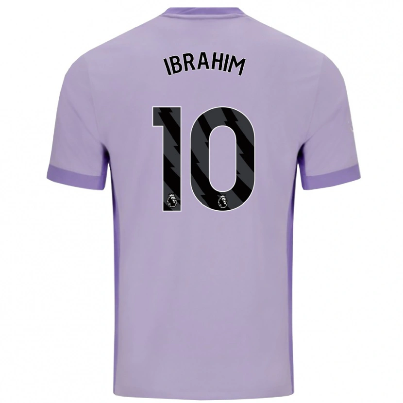 Danxen Mujer Camiseta Younes Ibrahim #10 Morado Taro Blanco 2ª Equipación 2025/26 La Camisa México