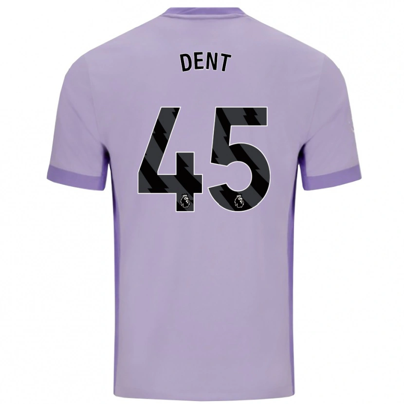 Danxen Mujer Camiseta Lily Dent #45 Morado Taro Blanco 2ª Equipación 2025/26 La Camisa México