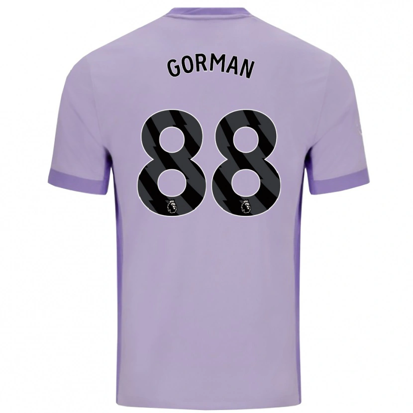 Danxen Mujer Camiseta Ronnie Gorman #88 Morado Taro Blanco 2ª Equipación 2025/26 La Camisa México