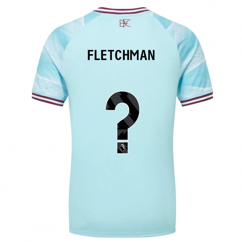 Danxen Mujer Camiseta Diandro Fletchman #0 Celeste Borgoña 2ª Equipación 2025/26 La Camisa México