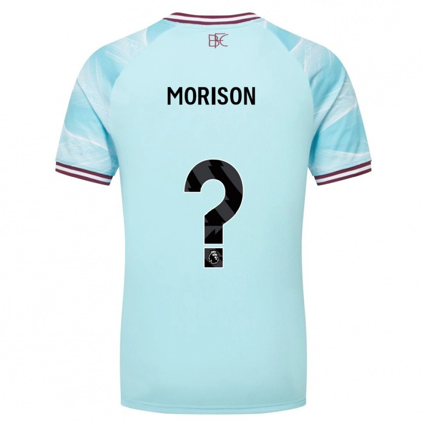 Danxen Mujer Camiseta Dylan Morison #0 Celeste Borgoña 2ª Equipación 2025/26 La Camisa México