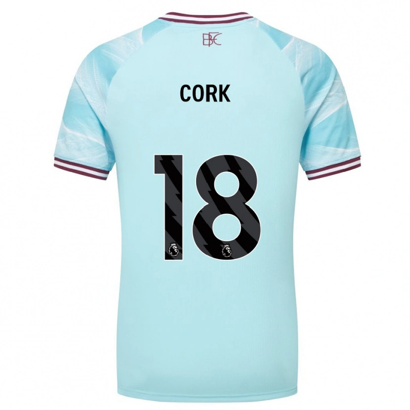 Danxen Mujer Camiseta Jack Cork #18 Celeste Borgoña 2ª Equipación 2025/26 La Camisa México