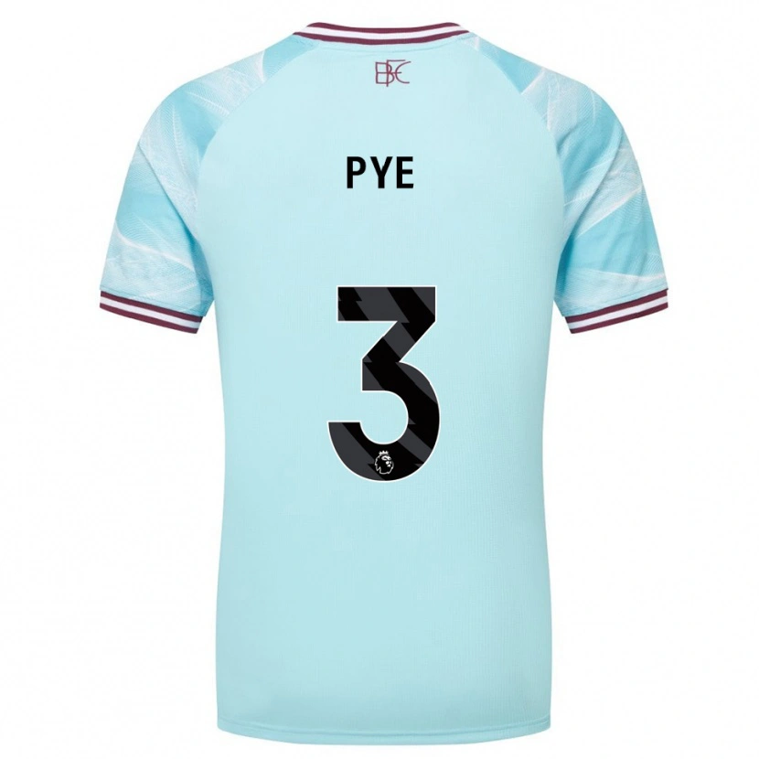 Danxen Mujer Camiseta Logan Pye #3 Celeste Borgoña 2ª Equipación 2025/26 La Camisa México