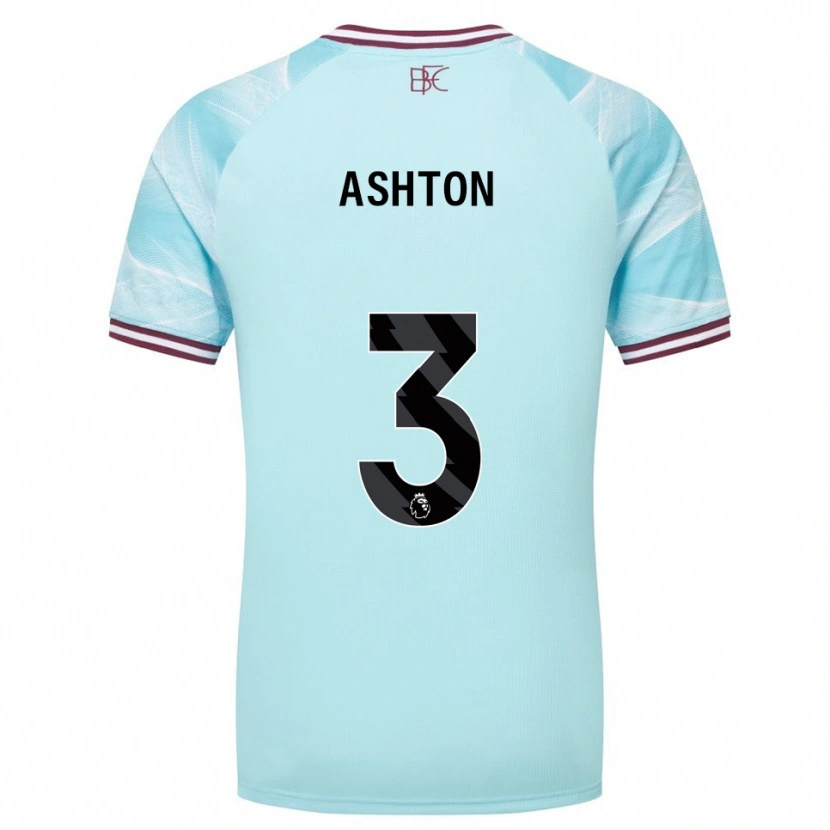 Danxen Mujer Camiseta Joe Ashton #3 Celeste Borgoña 2ª Equipación 2025/26 La Camisa México