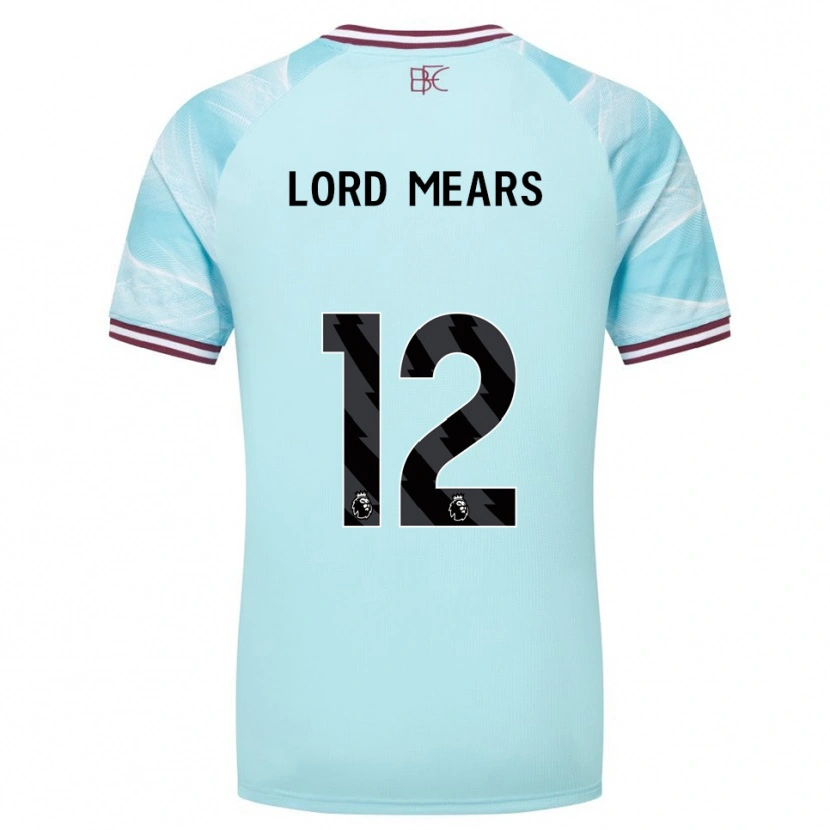 Danxen Mujer Camiseta Rhema Lord-Mears #12 Celeste Borgoña 2ª Equipación 2025/26 La Camisa México