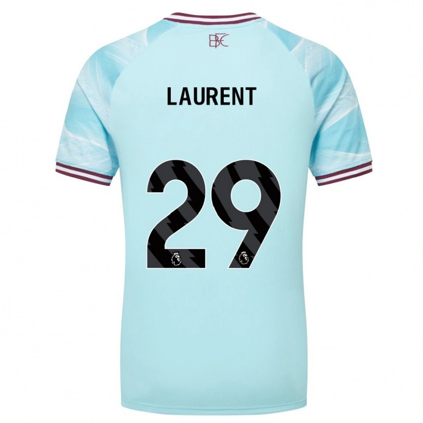 Danxen Mujer Camiseta Josh Laurent #29 Celeste Borgoña 2ª Equipación 2025/26 La Camisa México