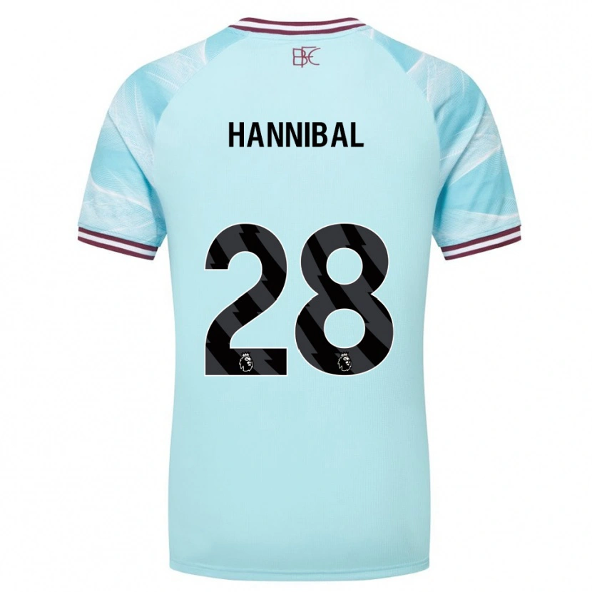 Danxen Mujer Camiseta Hannibal #28 Celeste Borgoña 2ª Equipación 2025/26 La Camisa México