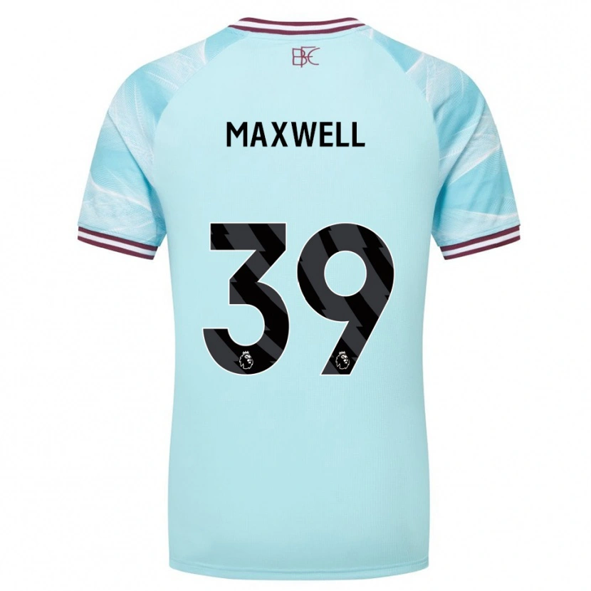 Danxen Mujer Camiseta Danielle Maxwell #39 Celeste Borgoña 2ª Equipación 2025/26 La Camisa México