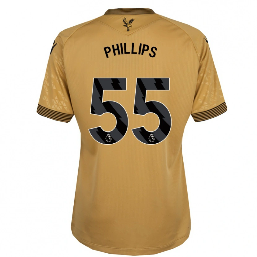 Danxen Mujer Camiseta Killian Phillips #55 Oro Negro 2ª Equipación 2025/26 La Camisa México