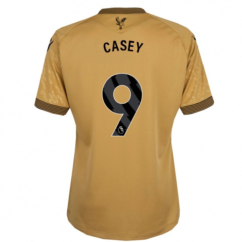 Danxen Mujer Camiseta Ben Casey #9 Oro Negro 2ª Equipación 2025/26 La Camisa México