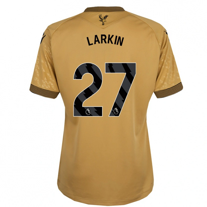 Danxen Mujer Camiseta Abbie Larkin #27 Oro Negro 2ª Equipación 2025/26 La Camisa México