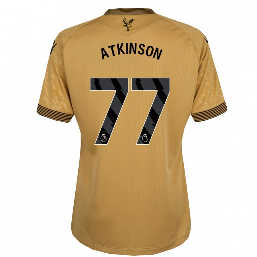 Danxen Mujer Camiseta Isibeal Atkinson #77 Oro Negro 2ª Equipación 2025/26 La Camisa México