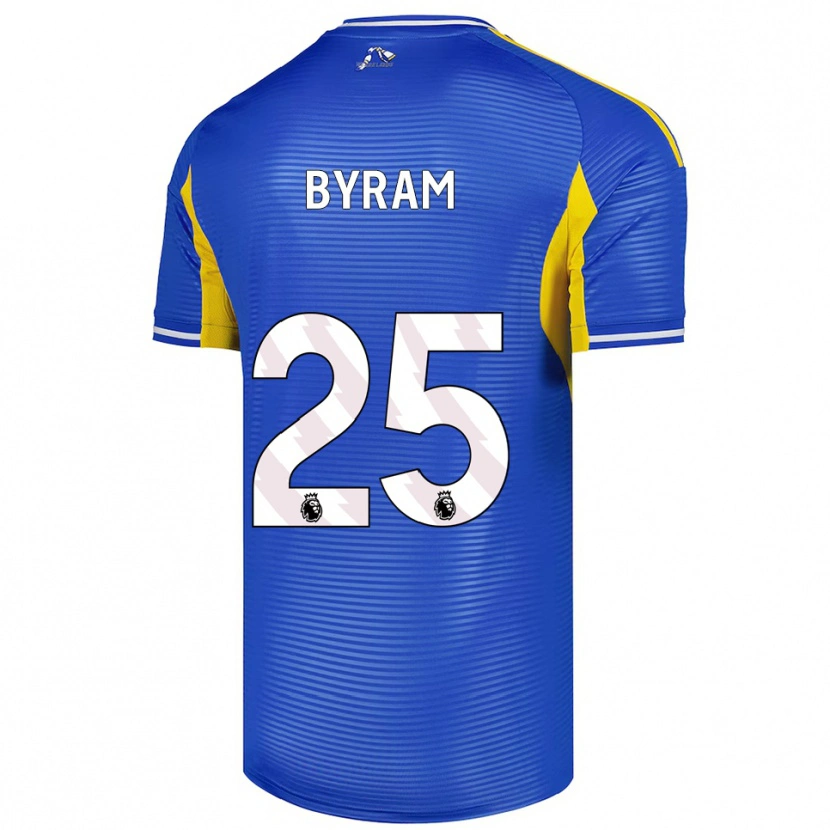Danxen Mujer Camiseta Sam Byram #25 Azul Amarillo 2ª Equipación 2025/26 La Camisa México