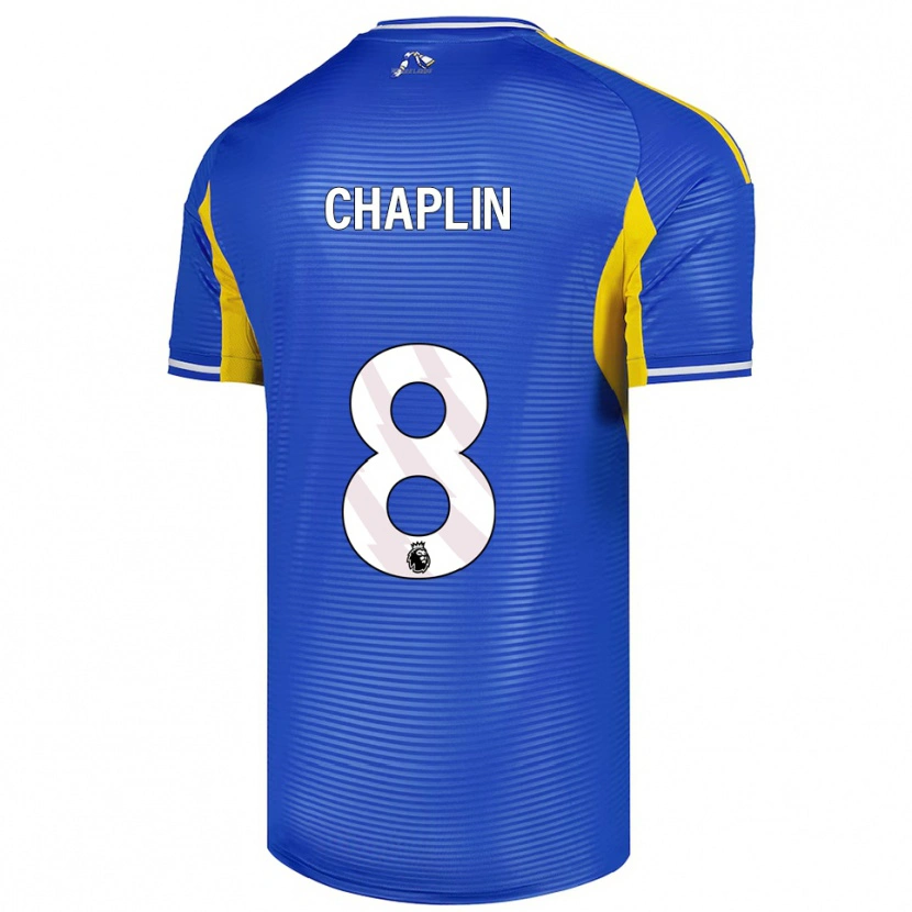 Danxen Mujer Camiseta Rhys Chadwick #8 Azul Amarillo 2ª Equipación 2025/26 La Camisa México