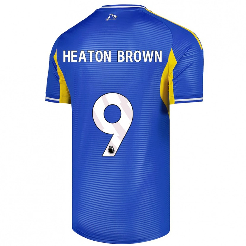 Danxen Mujer Camiseta Heaton Brown #9 Azul Amarillo 2ª Equipación 2025/26 La Camisa México