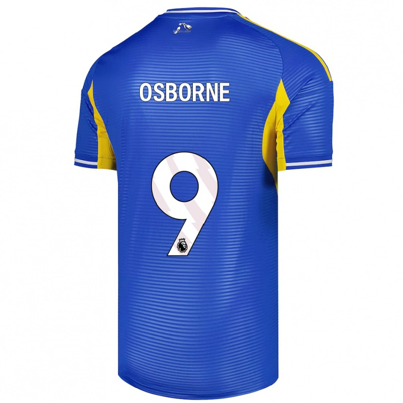 Danxen Mujer Camiseta Jemimah Osborne #9 Azul Amarillo 2ª Equipación 2025/26 La Camisa México