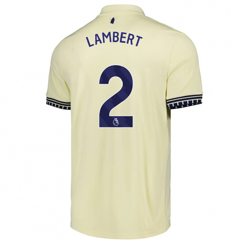 Danxen Mujer Camiseta Rocco Lambert #2 Blanco Roto Negro 2ª Equipación 2025/26 La Camisa México