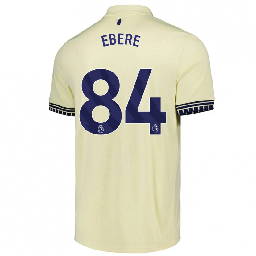 Danxen Mujer Camiseta Coby Ebere #84 Blanco Roto Negro 2ª Equipación 2025/26 La Camisa México