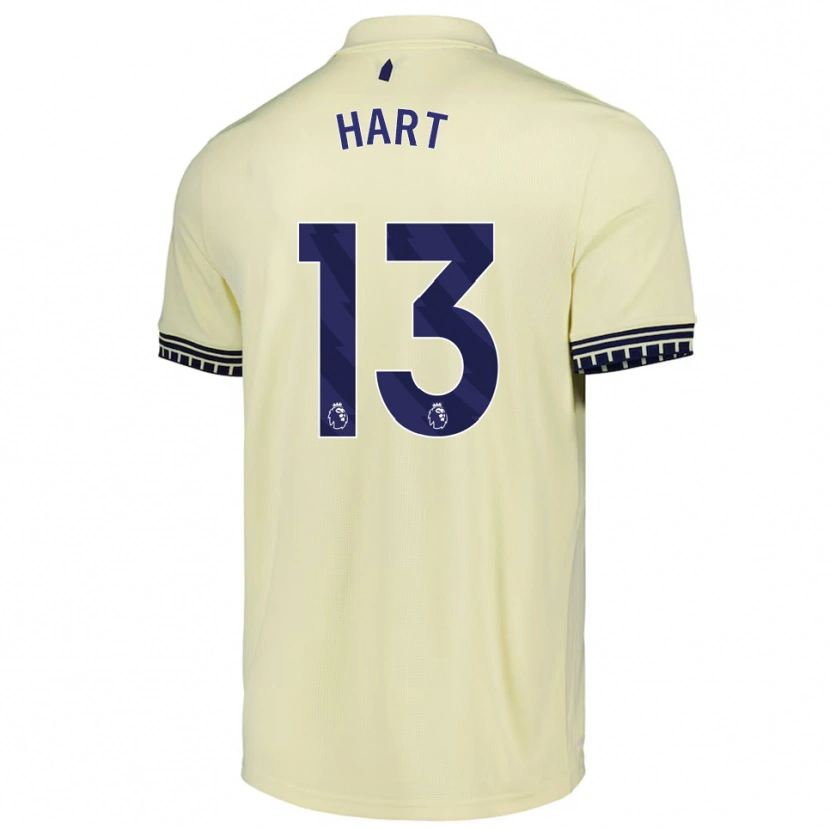 Danxen Mujer Camiseta Libby Hart #13 Blanco Roto Negro 2ª Equipación 2025/26 La Camisa México