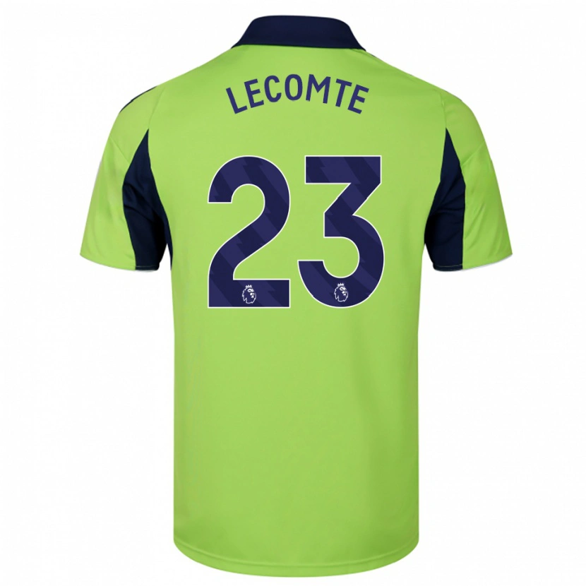 Danxen Mujer Camiseta Benjamin Lecomte #23 Verde Marino Blanco 2ª Equipación 2025/26 La Camisa México