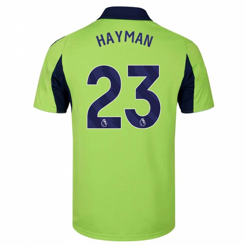 Danxen Mujer Camiseta Alex Hayman #23 Verde Marino Blanco 2ª Equipación 2025/26 La Camisa México