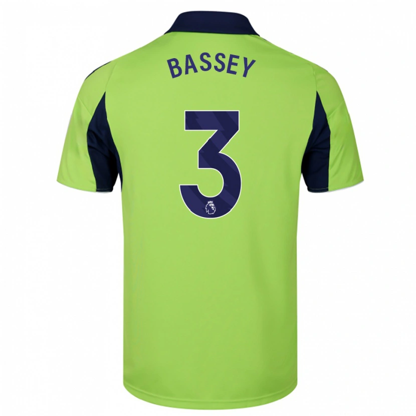 Danxen Mujer Camiseta Calvin Bassey #3 Verde Marino Blanco 2ª Equipación 2025/26 La Camisa México