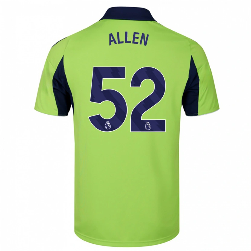 Danxen Mujer Camiseta Michael Allen #52 Verde Marino Blanco 2ª Equipación 2025/26 La Camisa México