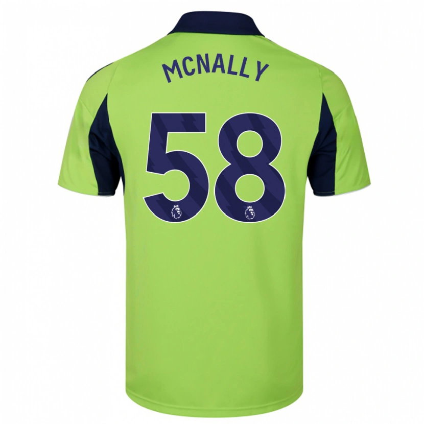Danxen Mujer Camiseta Alfie Mcnally #58 Verde Marino Blanco 2ª Equipación 2025/26 La Camisa México