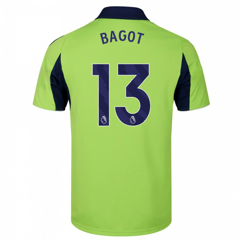 Danxen Mujer Camiseta Matthew Bagot #13 Verde Marino Blanco 2ª Equipación 2025/26 La Camisa México