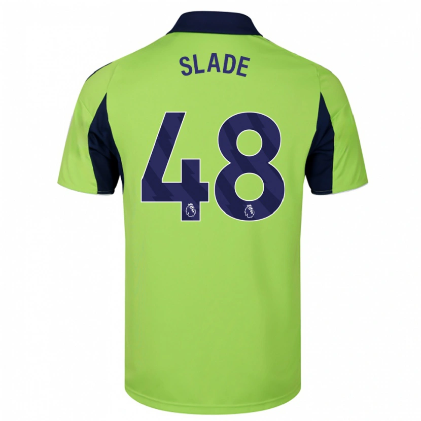 Danxen Mujer Camiseta Bradley Slade #48 Verde Marino Blanco 2ª Equipación 2025/26 La Camisa México