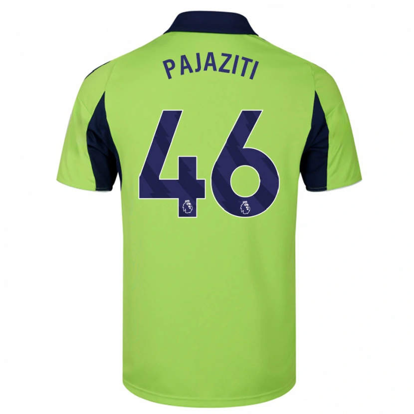 Danxen Mujer Camiseta Adrion Pajaziti #46 Verde Marino Blanco 2ª Equipación 2025/26 La Camisa México