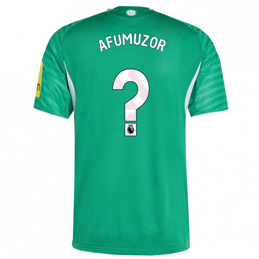 Danxen Mujer Camiseta Cj Afumuzor #0 Verde Blanco 2ª Equipación 2025/26 La Camisa México