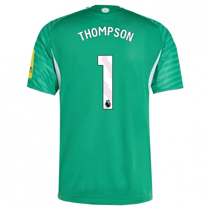 Danxen Mujer Camiseta Max Thompson #1 Verde Blanco 2ª Equipación 2025/26 La Camisa México