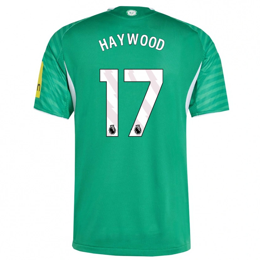 Danxen Mujer Camiseta Sophie Haywood #17 Verde Blanco 2ª Equipación 2025/26 La Camisa México