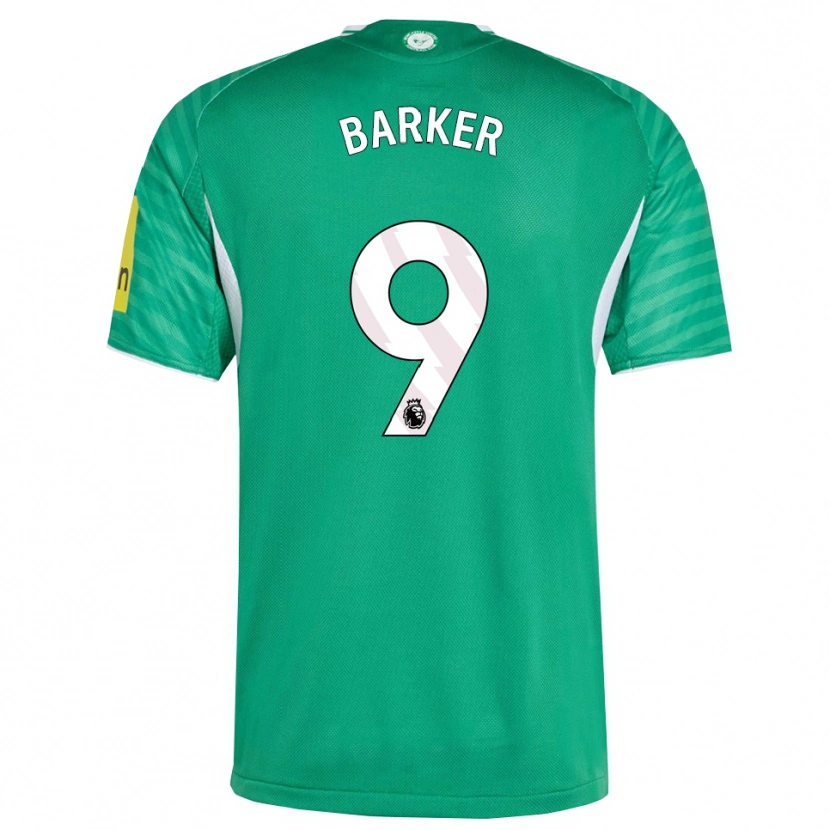 Danxen Mujer Camiseta Katie Barker #9 Verde Blanco 2ª Equipación 2025/26 La Camisa México