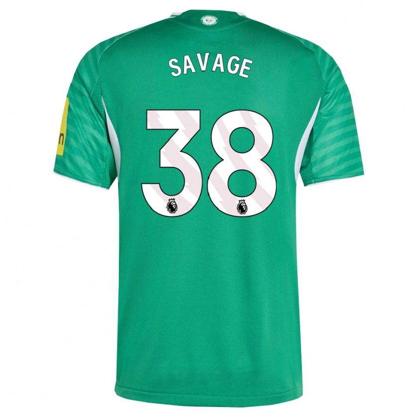 Danxen Mujer Camiseta Remi Savage #38 Verde Blanco 2ª Equipación 2025/26 La Camisa México