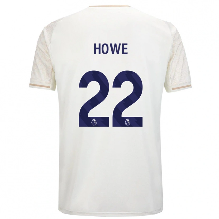 Danxen Mujer Camiseta Casey Howe #22 Blanco Roto Negro 2ª Equipación 2025/26 La Camisa México