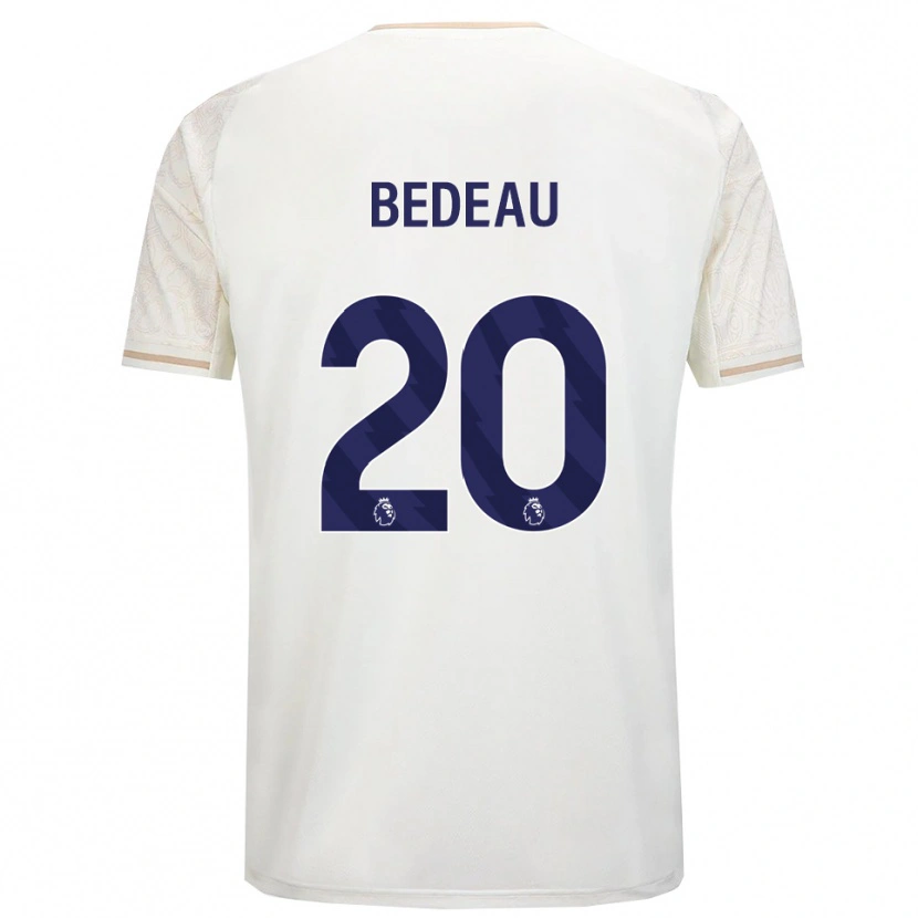 Danxen Mujer Camiseta Naomi Bedeau #20 Blanco Roto Negro 2ª Equipación 2025/26 La Camisa México