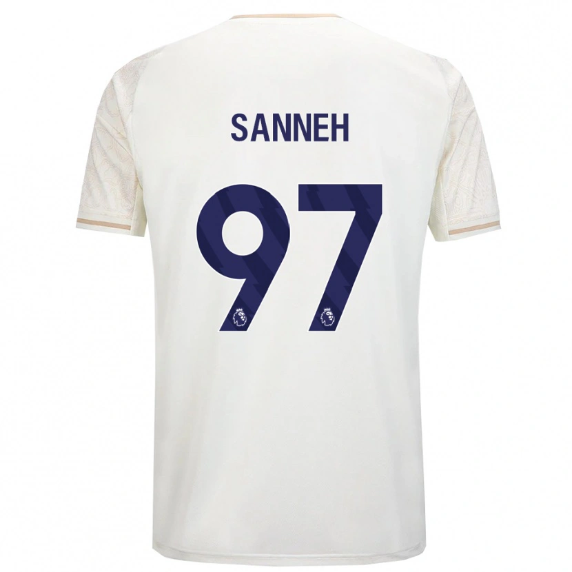 Danxen Mujer Camiseta Buba Sanneh #97 Blanco Roto Negro 2ª Equipación 2025/26 La Camisa México